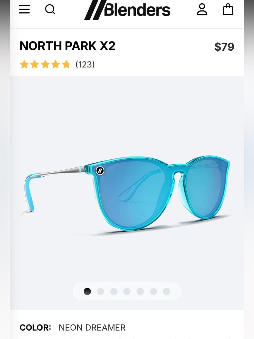 Blenders North Park X2 Neon Dreamer Women's Polarized Sunglasses